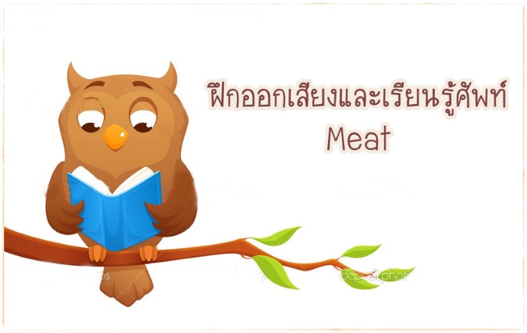 คำศัพท์: Meat