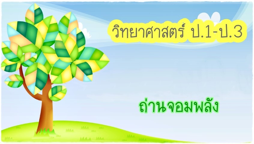 Force8949 - วิทยาศาสตร์ ป.1-ป.3 ถ่านจอมพลัง