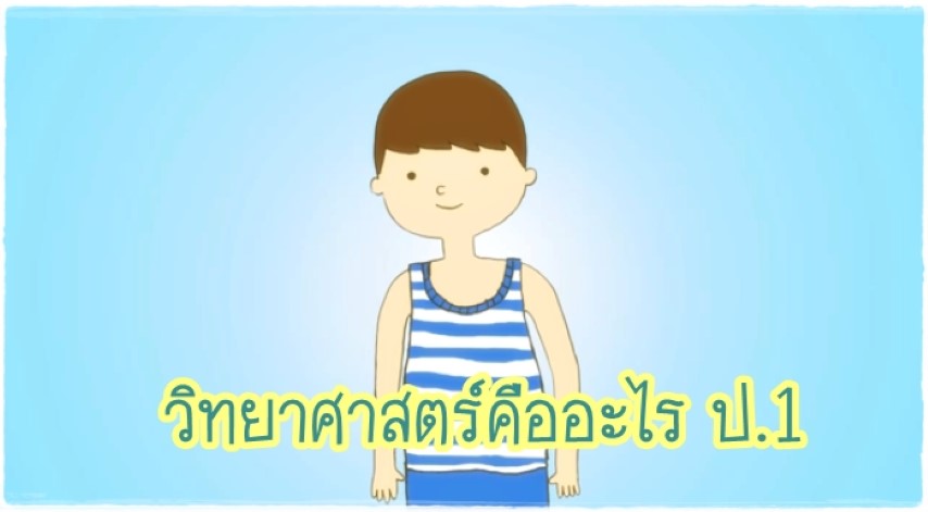 สื่อการเรียนรู้แท็บเล็ต ป.1 วิชาวิทยาศาสตร์-วิทยาศาสตร์คืออะไร